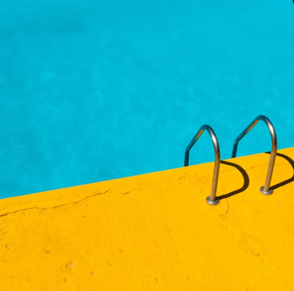 Pool equipment being inspected during a repair visit