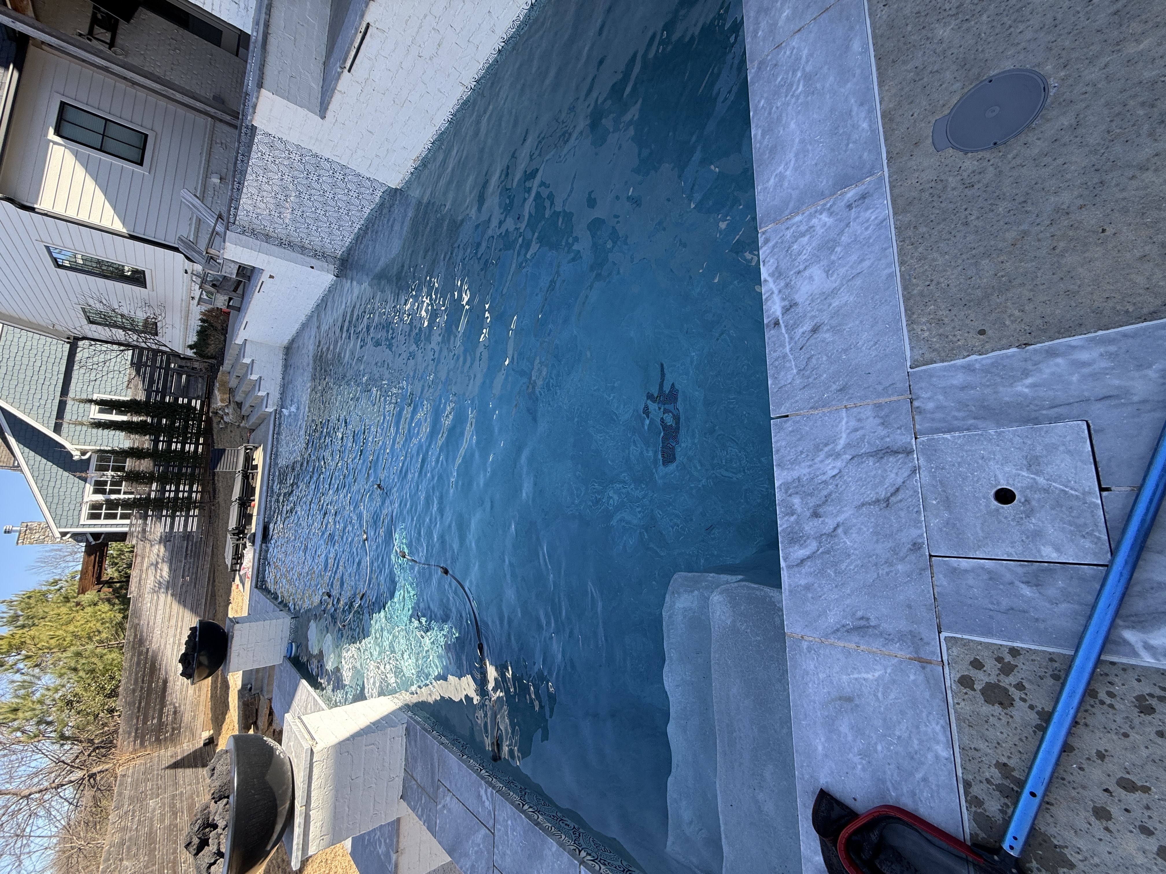 Balanced, crystal clear pool water at startup